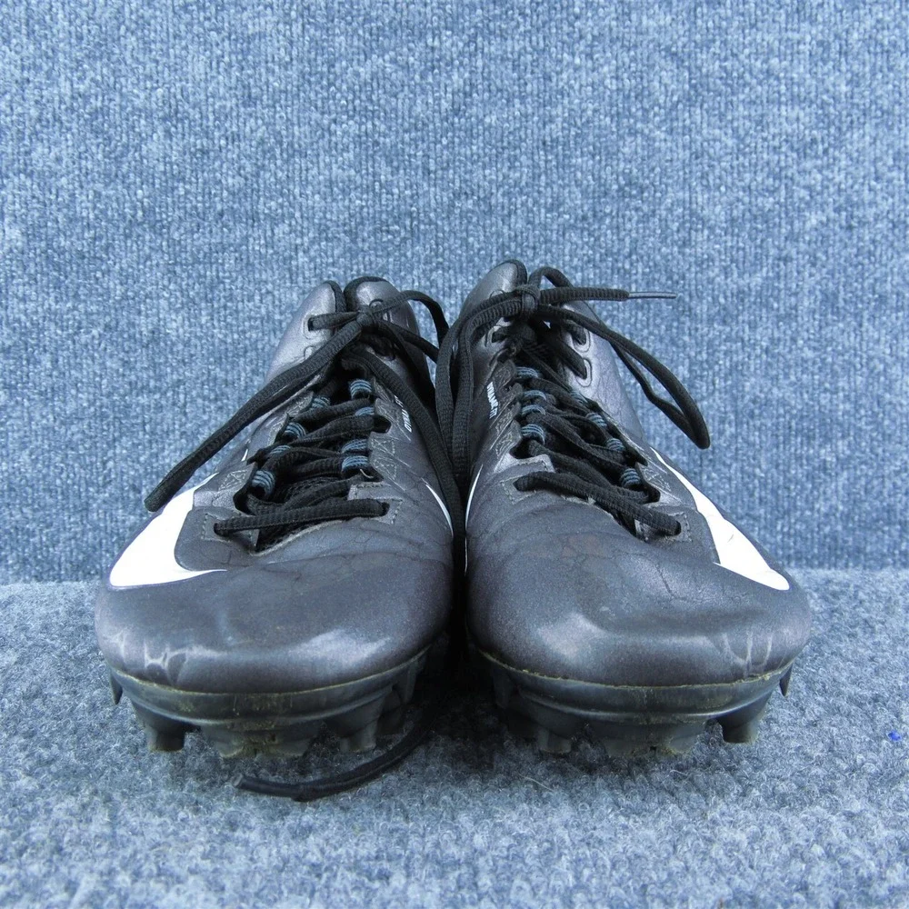 Nike Alpha Men Football Cleats Shoes‎ Black Synthetic Lace Up Size 8 Medium_2